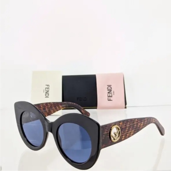 Brand New Authentic Fendi Sunglasses FF 0306/S WR7KU Brown/Black
